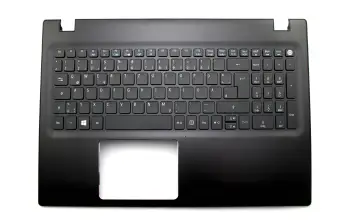 Tastatur inkl. Topcase DE (deutsch) schwarz/schwarz original für Acer Aspire F15 (F5-571G)