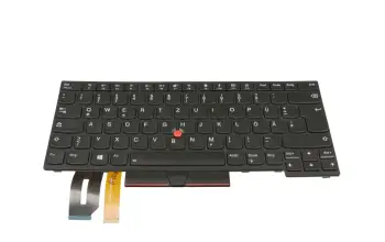 Tastatur DE (deutsch) schwarz mit Backlight und Mouse-Stick original für Lenovo ThinkPad E485 (20KU)