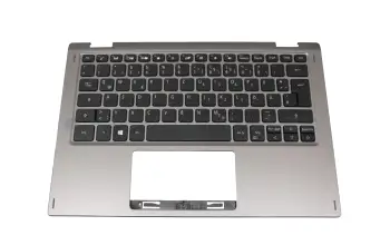 Tastatur inkl. Topcase DE (deutsch) schwarz/grau original für Acer Spin 1 (SP111-34N-P2S1)