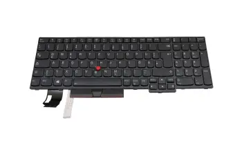 Tastatur DE (deutsch) schwarz mit Backlight und Mouse-Stick original für Lenovo ThinkPad P15s (20T40007GE)