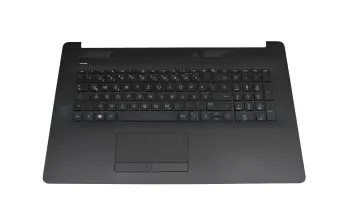 Tastatur inkl. Topcase DE (deutsch) schwarz/schwarz (PTP/DVD) original für HP 17-by2000