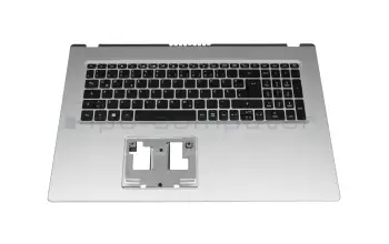 Tastatur inkl. Topcase DE (deutsch) schwarz/silber mit Backlight original für Acer Aspire 5 (A517-52)