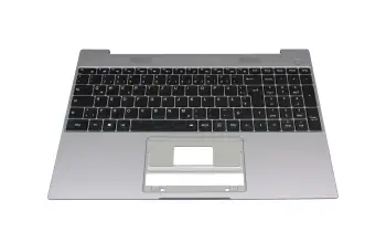 Tastatur inkl. Topcase DE (deutsch) schwarz/grau mit Backlight original für Medion Akoya E15407/E15408 (NS15IC)