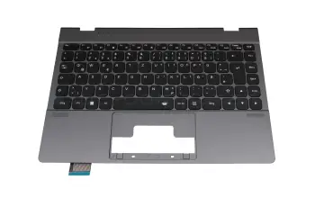 Tastatur inkl. Topcase DE (deutsch) schwarz/grau mit Backlight original für Medion Akoya E14412 (SF40CM)