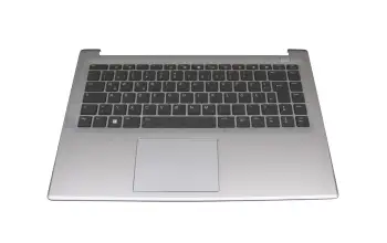 Tastatur inkl. Topcase DE (deutsch) schwarz/grau mit Backlight original für Medion Akoya P15647/P15648 (M15CLN)