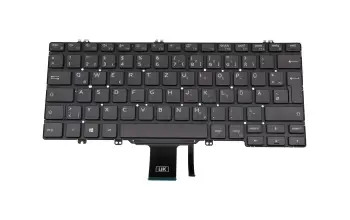 Tastatur DE (deutsch) schwarz mit Backlight original für Dell Latitude 13 (7300)