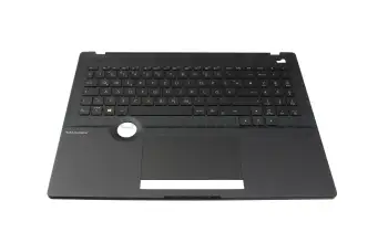 90NB0TS1-R30GE0 Original Asus Tastatur inkl. Topcase DE (deutsch) schwarz/schwarz mit Backlight (ASUS Dial)