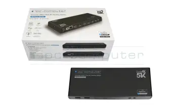 IPC-Computer Dual 4K Hybrid-USB Docking Station inkl. 100W Netzteil für Dell Inspiron 15 2in1 (7586)