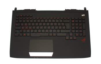 Asus ROG G751JT Original Tastatur inkl. Topcase DE (deutsch) schwarz/schwarz mit Backlight