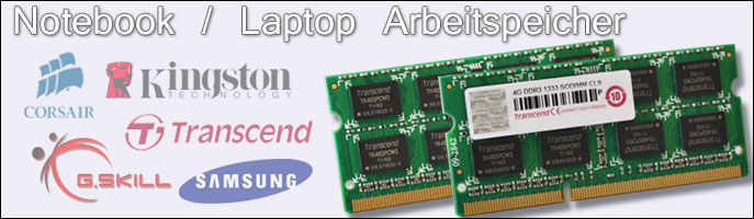 Notebook Arbeitsspeicher als Ersatzteil bei IPC Computer