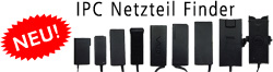 Nur bei IPC-Computer! Finden Sie Ihr Notebook Netzteil mit dem neuen Notebook Netzteil Finder.