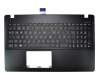 Tastatur inkl. Topcase DE (deutsch) schwarz/schwarz für Asus F550LA