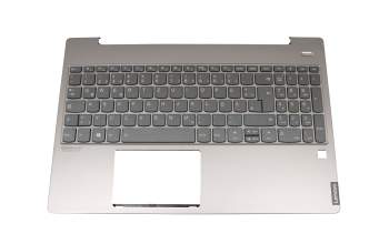ÜC5SB-GR Original Lenovo Tastatur inkl. Topcase DE (deutsch) grau/silber mit Backlight