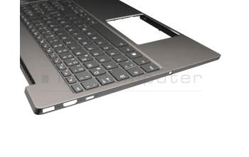 ÜC5SB-GR Original Lenovo Tastatur inkl. Topcase DE (deutsch) grau/silber mit Backlight