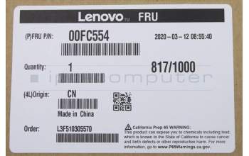 Lenovo 00FC554 FRU 9238 Lüfter Module