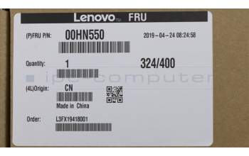 Lenovo 00HN550 FRU KBD Bezel ASM UMA w/o FPR,Dock