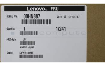 Lenovo 00HN887 Lenovo DISPLAY Pana 17.3 UHD IPS AG