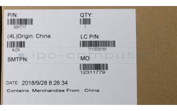 Lenovo 00HT717 FRU palmrest,3+2BCP,w/FPR SRX