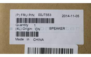 Lenovo 00JT553 FRU Speaker L (ONKYO)