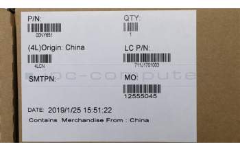 Lenovo 00NY651 DISPLAY AUO15.6UHD IPS AG for