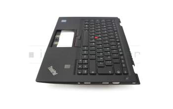00PA710 Original Lenovo Tastatur inkl. Topcase DE (deutsch) schwarz/schwarz mit Backlight und Mouse-Stick