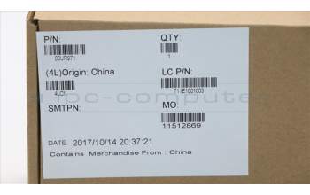 Lenovo 00UR971 MECH_ASM CS14W_3+2BCP,MYLAR,GBLACK,TRA