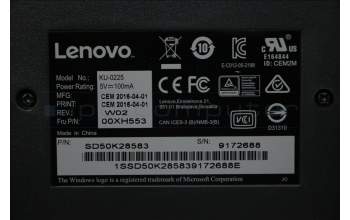 Lenovo 00XH553 Keyboard External,USB,Greek,Non_Backlight