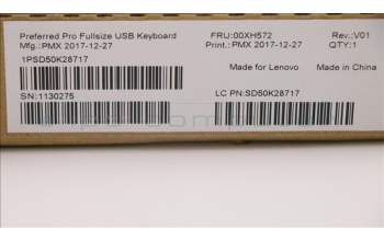 Lenovo 00XH572 Preferred Pro USB KB N L_Thai