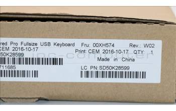 Lenovo 00XH574 Keyboard External,USB,Turkish