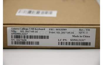 Lenovo 00XH589 Keyboard External,USB,Arabic/French,Black,Non_Backlight