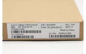 Lenovo 00XH595 DT_KYB USB Calliope KB BK CZE