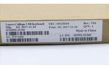 Lenovo 00XH604 DT_KYB USB Calliope KB BK HBW