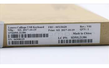 Lenovo DT_KYB USB Calliope KB BK SWE für Lenovo ThinkCentre S200z (10K4/10K5)