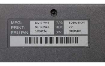 Lenovo 00XH724 DT_KYB USB TRDTNL KB BK 440 TUR