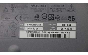 Lenovo 00XH884 KYB_MOUSE WL KM Calliope SR UKE