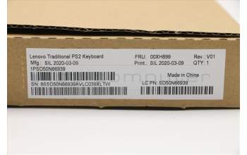 Lenovo 00XH899 Externe Tastatur, Belgisch, schwarz