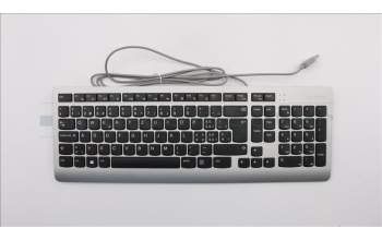 Lenovo 00XH978 Keyboard External,USB,Swiss French/German,Silver,Non_Backlight