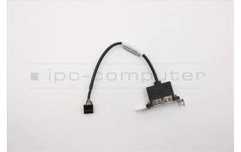 Lenovo CABLE Fru 200mm Rear USB2 LP cable für Lenovo Thinkcentre M715S (10MB/10MC/10MD/10ME)