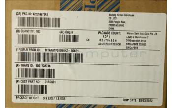 Lenovo 01AG831 Arbeitsspeicher 4GB DDR4 2666 SoDIMM,Micron