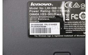 Lenovo 01AH625 DT_KYB EKB-10YA(BE-EN) B-S USB,BE-EN