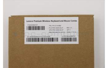 Lenovo 01AH892 Tastatur_Maus, 2,4 G, Englisch (Euro), Grau, Nicht beleuchtet