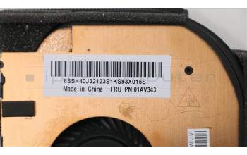 Lenovo 01AV343 HEATSINK CPU GPU N17PQ3 w Lüfter