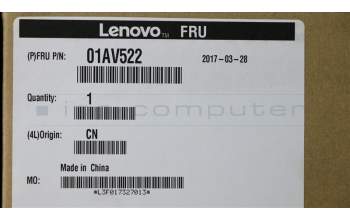 Lenovo 01AV522 NB_KYB internal,POR,Chicony,backlit