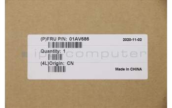 Lenovo 01AV686 NB_KYB KB BLK Chicony French
