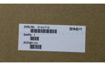 Lenovo 01AV715 NB_KYB KB BLK Chicony Nordic