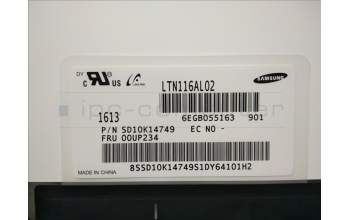 Lenovo 01AW191 Lenovo LCD Module 11\'6,OF,GFF,HD,SDC,w/bezel