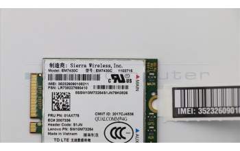 Lenovo 01AX775 WIRELESS Wireless,WAN,SIE,EM7430C