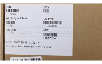 Lenovo 01AY025 MECH_ASM CS16_2BCP GLASS SILVE