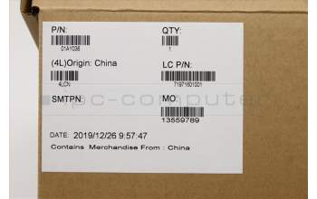 Lenovo 01AY036 MECH_ASM CS16_2BCP,MYLAR,BLACK,CHY