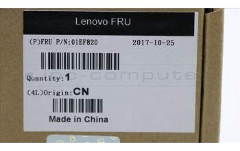 Lenovo BRACKET PCI slot filler w/o hole für Lenovo ThinkCentre M710q (10MS/10MR/10MQ)